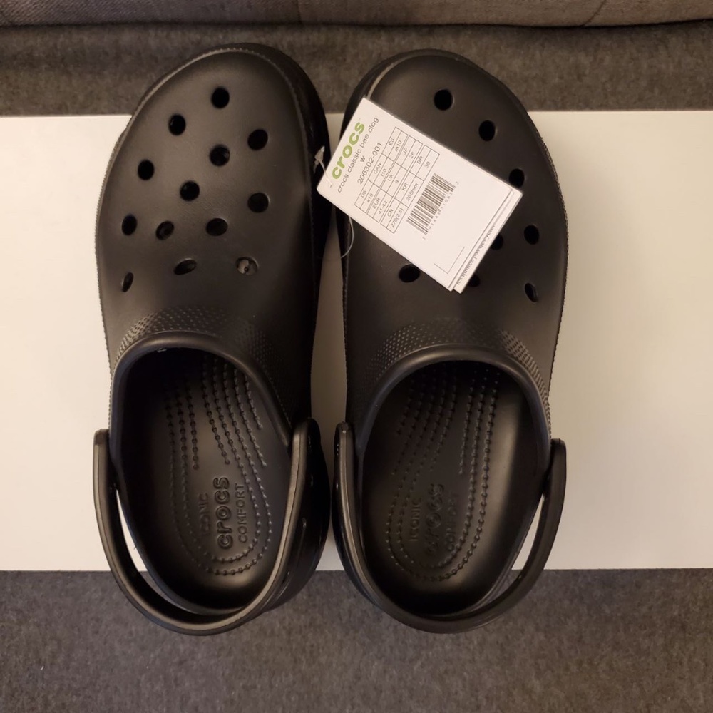⚡SOLD⚡ NWT Crocs Women's Classic Bae Platform Chunky Clog Sandals - Picture 7 of 14